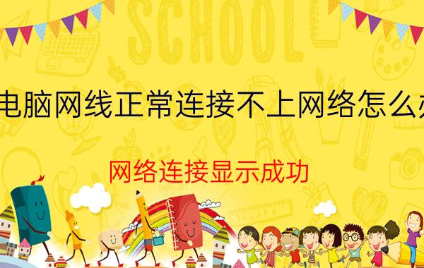 电脑网线正常连接不上网络怎么办 网络连接显示成功，但实际登不了网？